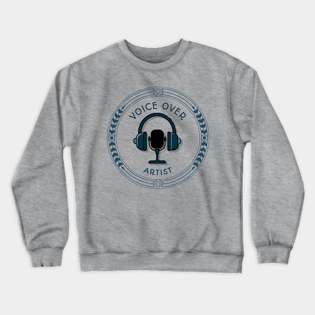 voice Over artists strident logo Crewneck Sweatshirt by Salkian @Tee